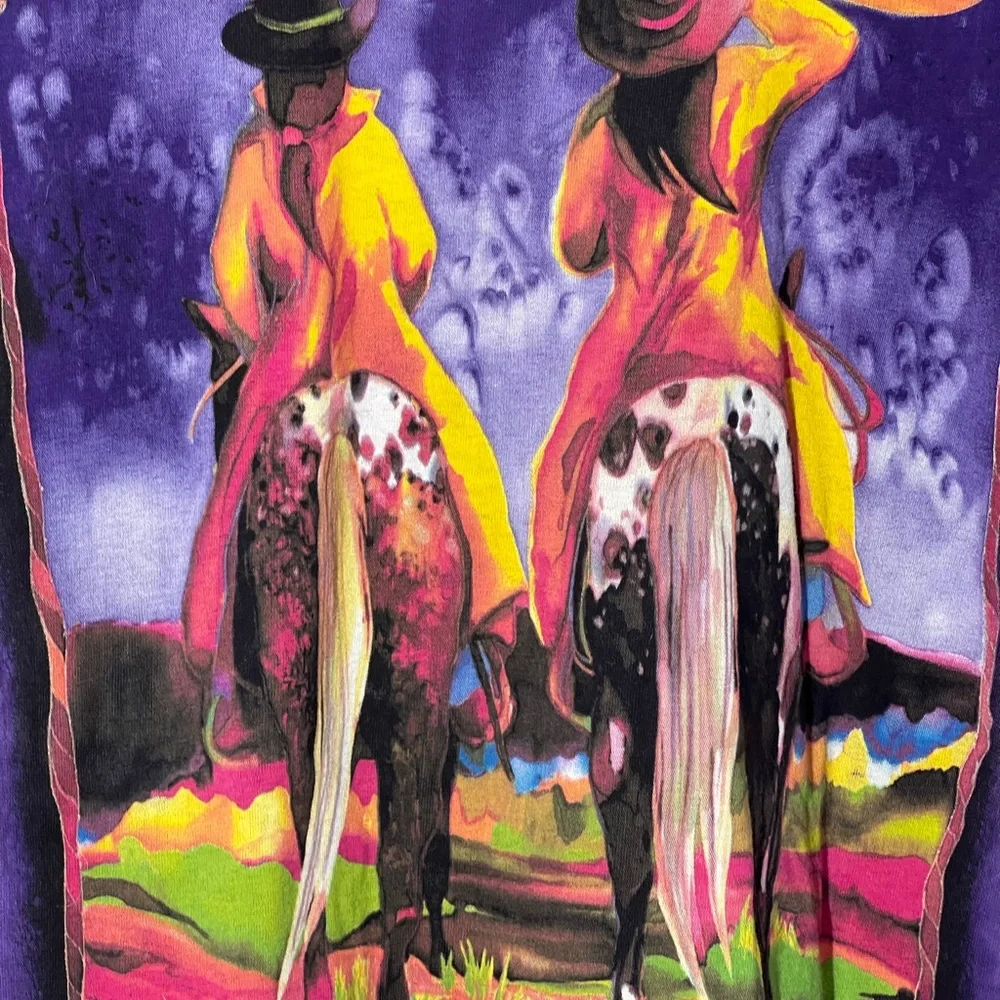 Rare vintage the mountain horse sunset shirt - Picture 2 of 5
